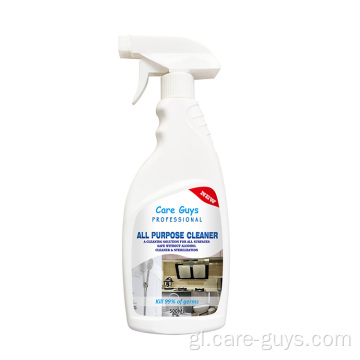Spray de limpeza de fogares de toda propósito espumante